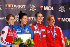 von links: Anna Sivkova, Julia Beljajeva, Britta Heidemann, Emese Szasz (Foto: Steegmüller)